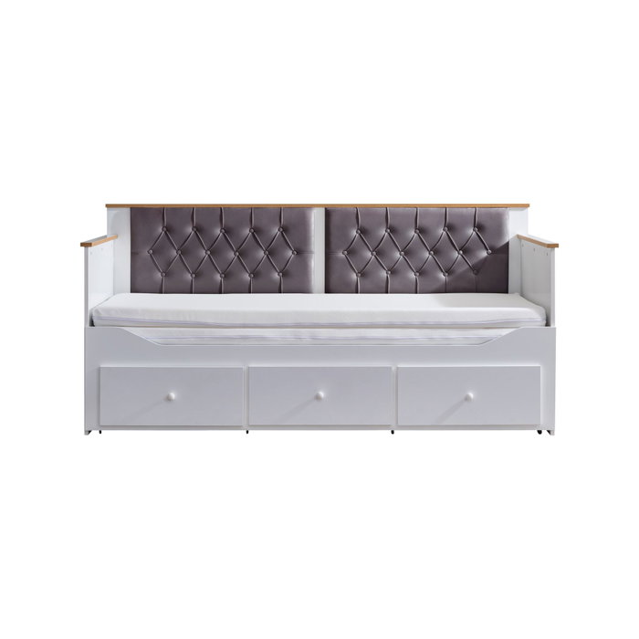 Hanah Home Alacati Cama de día - Blanco y Antracita